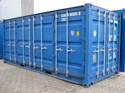 20' Double-Side-Door Container - Seecontainer - Container kaufen bei h+s container GmbH