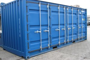 20' Side-Door Container / Außenansicht - h+s container GmbH