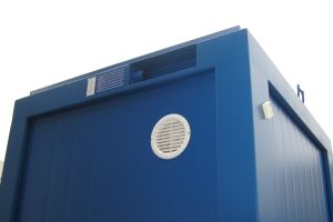 5' WC-Container / Lüftung und Stromanschluss - h+s container GmbH