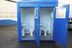 8' WC-Container / Innenansicht - h+s container GmbH